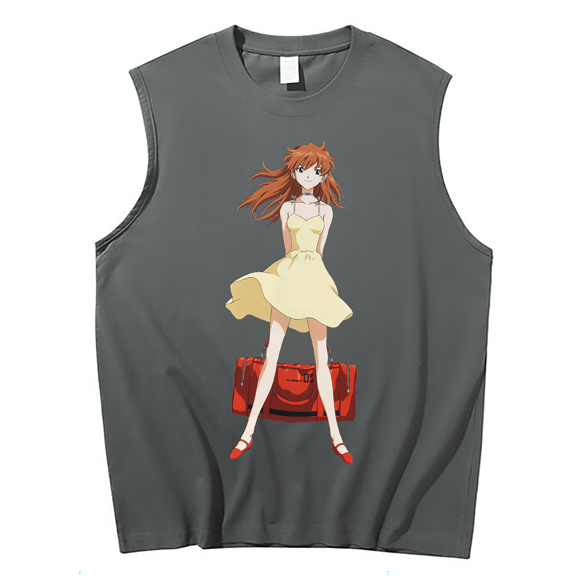 （画像用） EVA 新世紀エヴァンゲリオン コットン100％タンクトップ（フロントプリント）